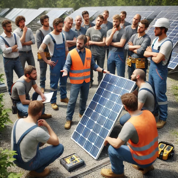 Formation habilitation électrique BP pour installations photovoltaïques